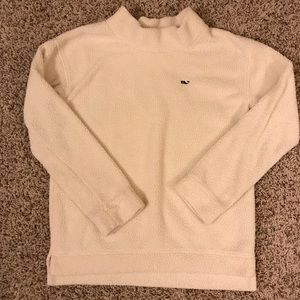 Vineyard Vines Fleece Mock Neck Pullover L(14)